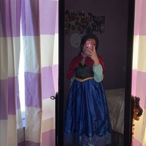 FROZEN anna costume dress .